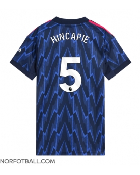 Billige Fotballdrakt Arsenal Piero Hincapie #5 Replika Bortedrakt Dame 2025-26 Kortermet Billige Fotballdrakt Arsenal Piero Hincapie #5 Replika Bortedrakt Dame 2025-26 Kortermet